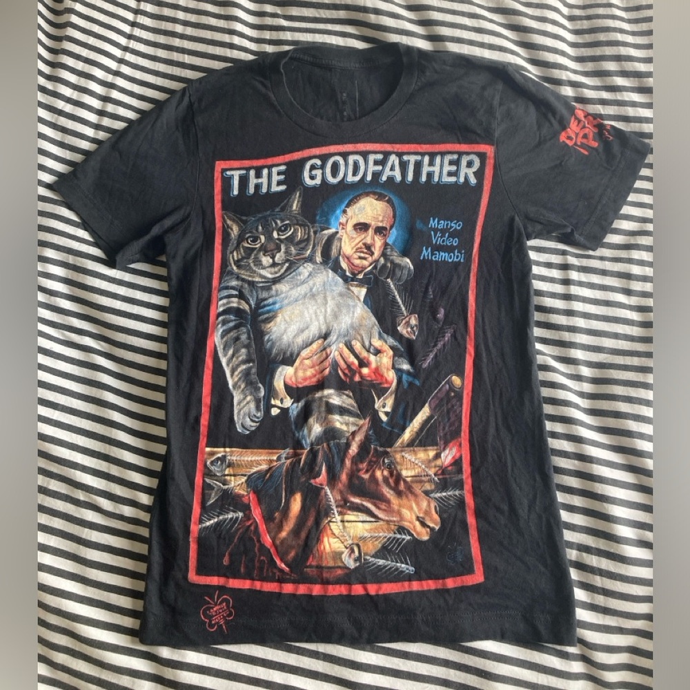 DEADLY PREY GALLERY- THE GODFATHER Ghanaian movie poster t-shirt